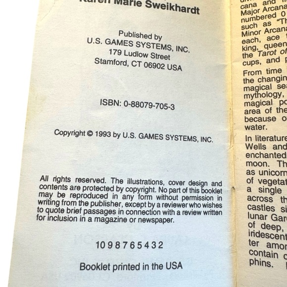 Tarot of a Moon Garden (1st Ed) by Sweikhardt, Karen Marie
Oracle 1993 Vintage - Picture 5 of 11